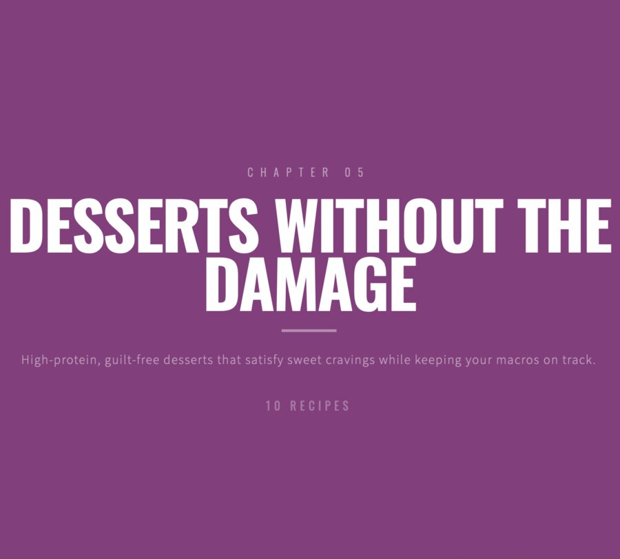 Desserts Without the Damage chapter